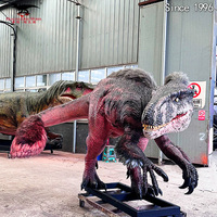 Dinosaure animatronique de Jurassic Park, modèle de dinosaure de simulation pour l'extérieur