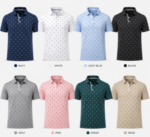 Camiseta de Golf Personalizada para Hombre, Camiseta de Golf de Manga Corta con Estampado de Alto Rendimiento, Fabricante de Ropa de Marca Privada OEM ODM, Venta al Por Mayor - Product Image 2