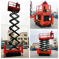 Plateforme élévatrice mobile à ciseaux économique 6-20m électrique tout-terrain certifiée CE ISO capacité 300kg construction en acier