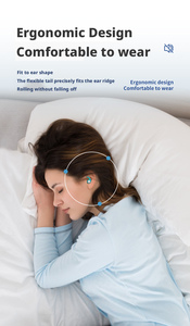Vente en gros de 1 paire d'embouts auriculaires en silicone souple - Anti-bruit, imperméables, confortables pour dormir et nager dans un environnement silencieux - Product Image 5
