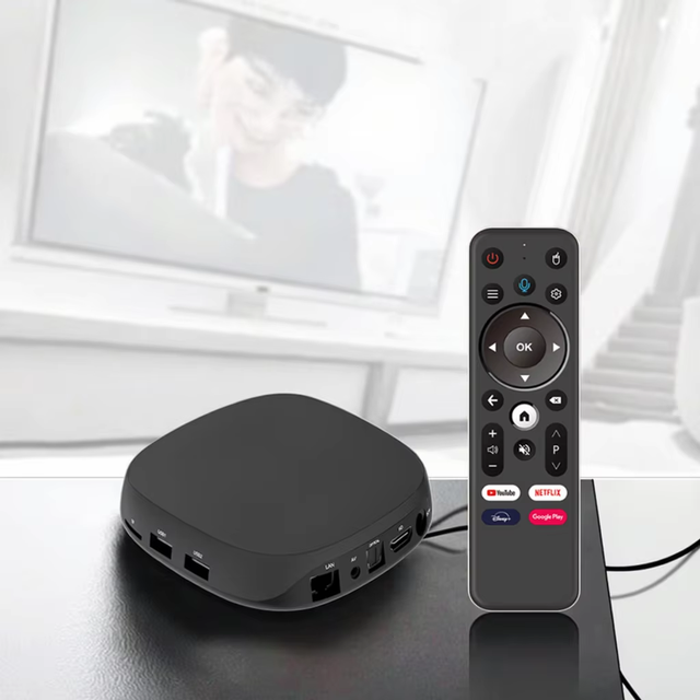 Android 12 TV Box with 4K Dual Band WiFi Enhanced Entertainment Experience Voice Assistant Set-Top Box Features