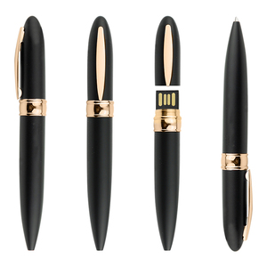 Chất lượng cao 4GB/8GB/16GB USB <span class=keywords><strong>Flash</strong></span> Drive biểu tượng tùy chỉnh kim loại bóng bút màu đen/trắng màu xanh/đen mực cho Khuyến Mãi/Sử dụng kinh doanh - Product Image 3