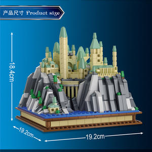 Série MOC 031006 Mini Château <span class=keywords><strong>de</strong></span> <span class=keywords><strong>Poudlard</strong></span> Blocs <span class=keywords><strong>de</strong></span> Construction Jouet pour Enfants - Product Image 4