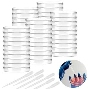 Matière plastique de puissance manuelle de plat de PETRI réutilisable certifiée par CE pour l'usage de laboratoire - Product Image 1