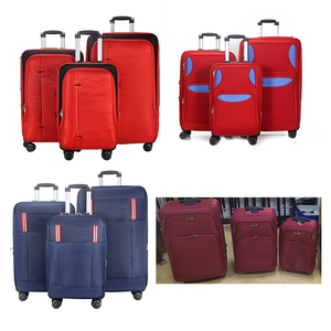 Ensemble de bagages souples Qideming en tissu, 3 pièces, avec serrure, en EVA, couleur/logo personnalisé, vente en gros à bas prix, usine OEM Dongguan - Product Image 4