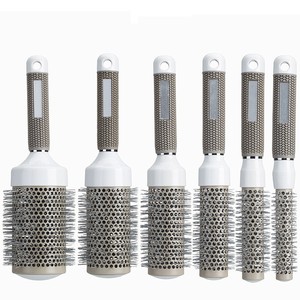 <b>Round</b> Hair <b>Brush</b> Nylon Bristles Vent Design For Styling And Curling General Use - Product Image 3