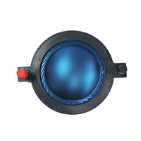 Gertsound Diaphragme de tweeter à bobine mobile de 74,5 mm (122 mm) en ABS bleu, pleine gamme, pour haut-parleurs - Accessoire de haute qualité