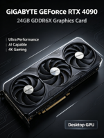 Carte graphique Gigabyte GeForce RTX 4090 24 Go GDDR6X, Ada Lovelace, PCIe 4.0, Ray Tracing, pour l'informatique de pointe et le jeu 4K