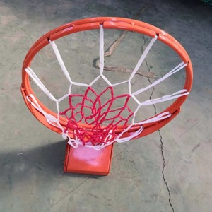 Aro de Baloncesto de Hierro Económico con Red, Certificado por la FIBA, Duradero, Color <span class=keywords><strong>Naranja</strong></span>, para Uso en Interiores/Exteriores - Product Image 2