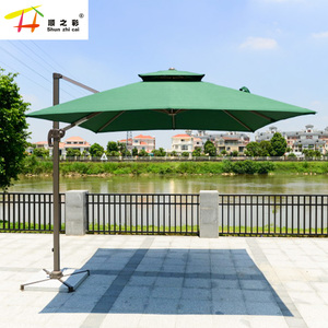 Parasol romain cantilever de grande taille pour jardin et plage, personnalisable avec impression de logo, vente en gros <span class=keywords><strong>d</strong></span>'usine, parasols et bases pour terrasse - Product Image 4