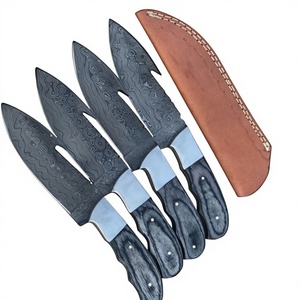 Rk Custom Handmade OBM Damascus Hunting <b>Knife</b> Wood <b>Bone</b> <b>Handle</b> Straight Back 21cm Industrial Grade 3-Year Warranty Model 402018 - Product Image 4