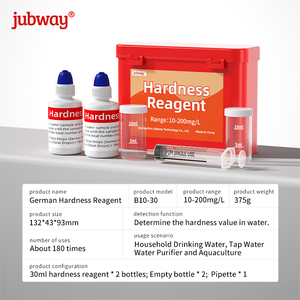JUBWAY B10-30 5-200mg/L bereik waterhardheid testkit CE MSDS gecertificeerd voor drinkwaterzuiveraars, fabrieks-OEM ondersteund - Product Image 2