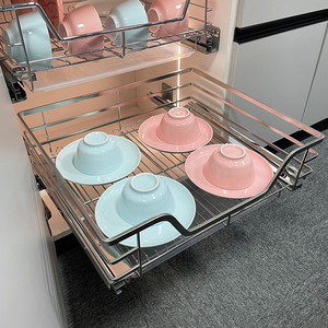 Modern Design Kitchen Cabinet Pull Out Drawer <b>Basket</b> With Soft Close Slide Waterproof Multiple Sizes for Base Cabinets Kitchen S - Product Image 2