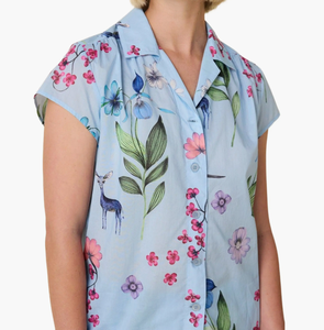 Ensemble de pyjamas familiaux personnalisés doux pour la peau, imprimé numérique, pyjamas longs de luxe surdimensionnés, vêtements de nuit doux pour femmes, ensemble deux pièces - Product Image 2