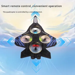 Offre Spéciale Avion de Chasse RC en Mousse EPT 2.4G 4 Canaux avec Lumières LED et Maintien d'Altitude, Facile <span class=keywords><strong>à</strong></span> Piloter, Télécommandé, Idéal comme Cadeau - Product Image 3