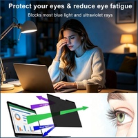 Filter Privasi Anti Gores Magnetik 2 Arah Anti Refleksi Anti Silau untuk Layar MacBook Air 13.3 Inci A1466 Laptop