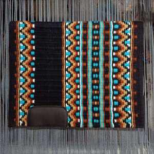 แผ่นรองอานม้าโชว์ตะวันตกคุณภาพระดับพรีเมี่ยมใหม่จากนิวซีแลนด์และชุดไส้เจลขนสัตว์สไตล์กระโดดผ้าห่มขี่ม้าปลอกหนัง - Product Image 5