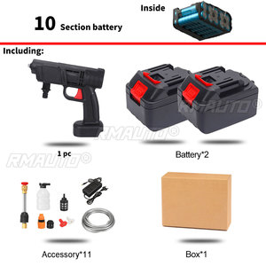 Pistola de Lavado de Autos Inalámbrica de Alta Presión de 300W, Generador de Espuma, Pistola de Agua, Limpiador con Spray para Batería Makita de 18V - Product Image 6