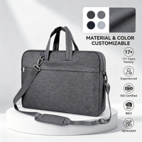 Étui de transport personnalisé de 15.6 pouces étanche et antichoc pour ordinateur portable et tablette Sac de messager professionnel Sac pour ordinateur portable