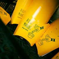 Ensemble d'emballages pour restauration rapide tout-en-un avec logo personnalisé, boîte à burger coordonnée, emballage et sac pour les chaînes de restaurants QSR, écologique