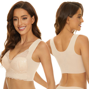 Soutien-gorge enveloppé sans trace anti-rayures pour femme <span class=keywords><strong>Bustier</strong></span> Fat Plus <span class=keywords><strong>grande</strong></span> version de sous-vêtements sans couture - Product Image 1