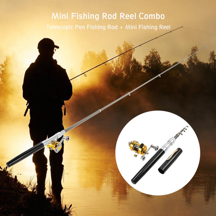 Fishing Rod Reel Combo Kit - Portable and Versatile Gear Fishing Rod Reel Combo Kit - Portable and Versatile Gear