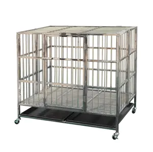 Wholesale Pet Kennel Custom 30 Inch Dog Cages Indoor Outdoor Stackable Cages for Dog Kennels