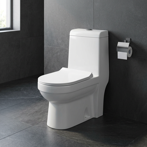 WC monobloc en céramique au design moderne, très demandé, pour hôtels – Sanitaires - Product Image 2