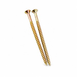 Tornillo para Fibra de Madera con Recubrimiento de Zinc Amarillo Personalizado, Cabeza Phillips, con Marca CE, para Fabricación de Chapa Metálica, Servicio OEM - Product Image 1