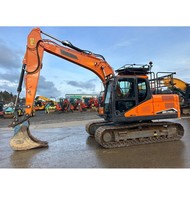 Prix Réduit – Engin de Terrassement DX140LC-7K, Excavatrice Compacte sur Chenilles DEVELON de 14 Tonnes et 0,51 m³ pour le Dragage de Rivières et les Projets de Zones Humides
