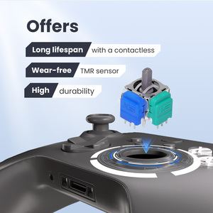 <span class=keywords><strong>Joystick</strong></span> K-Silver TMR <span class=keywords><strong>Elite</strong></span> Serie <span class=keywords><strong>2</strong></span> de Alta Precisión con Agarre Antideslizante, Palancas de Mando Duraderas Premium Anti-Drift para Accesorios de Juego - Product Image 2