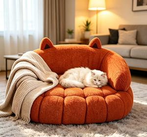 Extra Large Human Pet <b>Sofa</b> <b>Bed</b> Fluffy Indestructible Luxury <b>Dog</b> <b>Bed</b> for Large Breeds - Product Image 1