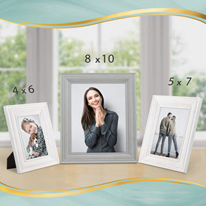 Marcos de Fotos Plegables de Madera MDF Ligera con Impresión UV/Serigrafía, Diseño Moderno, Tamaños Personalizados, para Montar en la Pared - Product Image 6