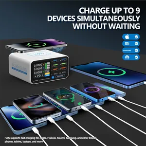 Cargador Rápido Inteligente Multi-Puerto FORWARD FW-P01 de 65W con Carga Inalámbrica para Móviles, Tablets y Laptops, Herramienta de Reparación - Product Image 6