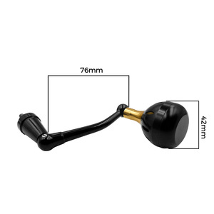 Poignée de moulinet de pêche en forme de boule, 76mm, compatible avec le moulinet Penn 750ss 850ss pour la pêche en mer - Product Image 5