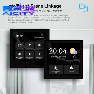 จอแสดงผล LCD ระบบสัมผัสขนาด 4 นิ้ว ปี 2025 สำหรับ Linux ใช้ควบคุมอุปกรณ์สมาร์ทโฮม เช่น สวิตช์ไฟ ม่าน มอเตอร์ หรือหลอดไฟแบบหรี่แสงได้ - Product Image 2