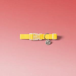 Collar de Perro Impermeable Personalizado Talla L, Duradero, Sólido, Elegante, Moderno, de Lujo, con Diseño Simple Estampado, Recubierto de PVC - Product Image 1