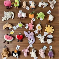 En gros : Porte-clés Jellycat Canvsa Bashful Bunny, Poupée en peluche Jellycat, Breloques de sac en peluche, Porte-clés Dragon JC Jellycat