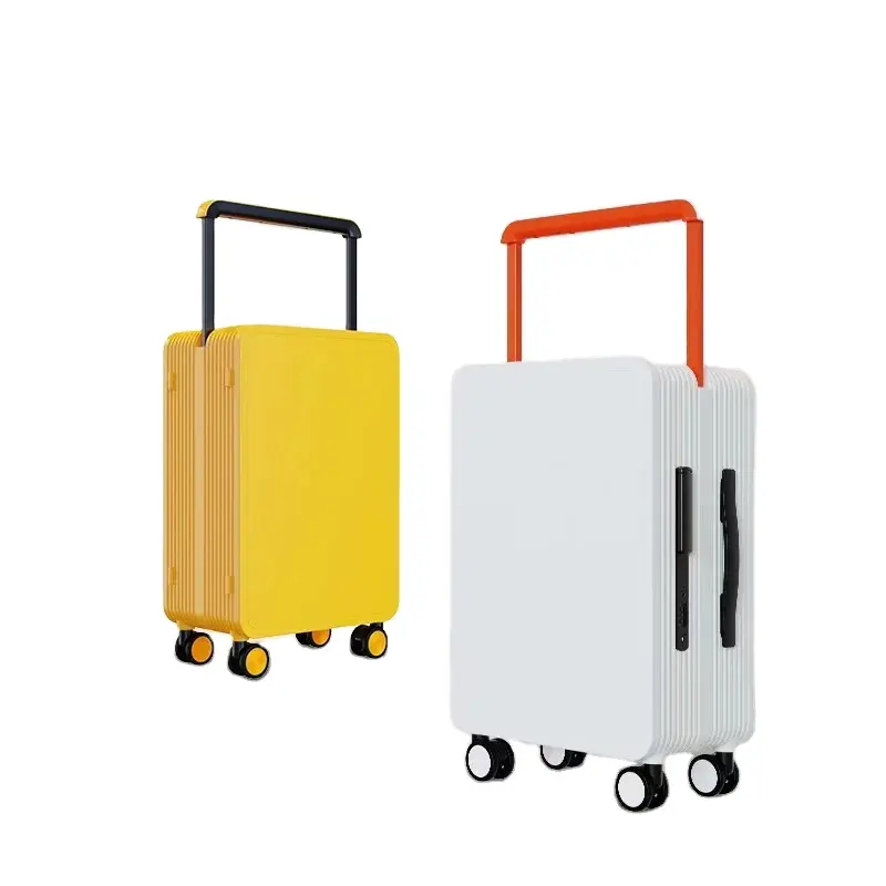 New Fashion Boarding Spinner 20 Inch Hard Shell Wide Handle balance Luggage polycarbonate Trolley case