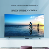 Kabel Koaksial HDTV Berlapis Emas Kecepatan Tinggi 5M Grosir, Kabel Twisted Pair 1080p 1.4 dengan Selubung PVC untuk Pemutar DVD dan Monitor
