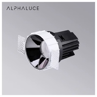Downlight encastré orientable et dimmable 30W 220V COB LED, anti-éblouissement, diamètre 120mm (2,5 pouces), CCT DALI