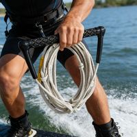 IDAOVLAI Dyneema 75ft Tali Tarik Wakeboard Tanpa Peregangan PP dengan Logo yang Dapat Disesuaikan Buatan China untuk Danau & Sungai Unisex
