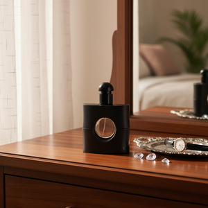 Botella de Perfume Rectangular de Vidrio de Lujo de 30ml 50ml 100ml, Envase para Perfume Sólido o Colonia - Product Image 3