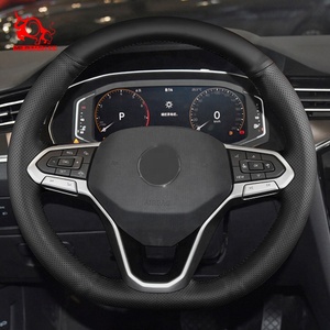 Nivus Tiguan <span class=keywords><strong>2021</strong></span> livraison directe <span class=keywords><strong>prix</strong></span> usine couverture de volant de voiture <span class=keywords><strong>t</strong></span>-<span class=keywords><strong>cross</strong></span> 2019 pour <span class=keywords><strong>Volkswagen</strong></span> Golf cuir VW 1 pièces MRBULLS - Product Image 6