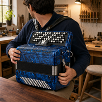 Accordéon à boutons B System Bayan, 41 touches, 96 basses, en bois, professionnel, portable, pour adultes, pour les examens et les performances