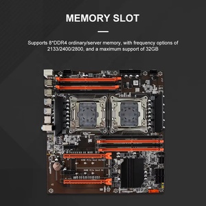 Venta caliente SEJISHI SJS X 99 128GB <span class=keywords><strong>DDR4</strong></span> placa base para juegos de escritorio LGA 2011 Xeon X99 placa base CPU Dual canal de memoria Dual - Product Image 5