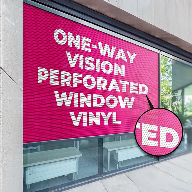Tariff Reduction UV Printing Personalized Mesh Vinyl Window Decal Film One Way Vision Advertising Window Sticker for Storefront