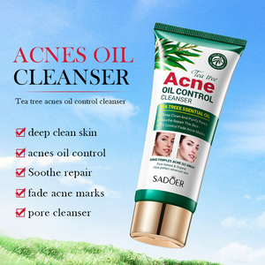 Nettoyant Visage Anti-Acné SADOER 100g à l'Huile d'Arbre à Thé, Nettoyant Pores en Profondeur, Contrôle du Sébum, Marque Privée OEM - Product Image 3