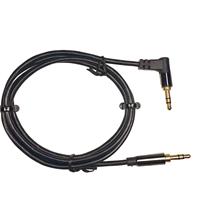 Cable AUX de 3.5mm Macho a Macho en Ángulo Recto, Cable de Audio Estéreo HiFi para Auto y Altavoces de Casa, Logotipo Personalizado, Venta al Por Mayor de Fábrica