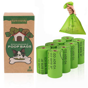 Bolsa de excremento de perro biodegradable reciclada Gestión sostenible de residuos Bolsas de plástico - Product Image 1